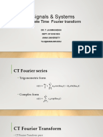 Signals and Systems DTFT