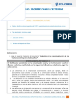 Pauta Identificando Criterios Diagnósticos