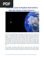 G12 PHY SCI - How We Came To Realize That Earth Is Not The Center of The Universe