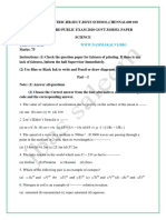 Namma Kalvi 10th Science Public Exam 2020 Model Question Paper em 218093