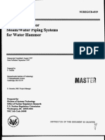 Screening Reactor For Water Hammer