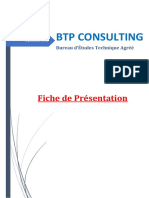 Fiche de Présentation - BTP CONSULTING