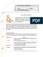 Guia de Conectores Temporales Semana 10 Al 14