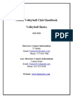 2019 20 Fusion Volleyball Club Handbook