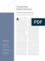 Transforming Medical Education