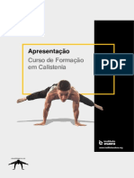 Apresentação Curso de Formação em Calistenia