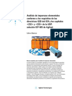 Analisis de Impurezas Elementales Agilent