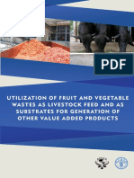 Utilization of Fruit and Vegetable Waste