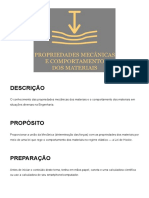 Propriedades Mecânicas e Comportamento Dos Materiais