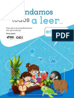 Aprendamos Todos A Leer Guia para Acompanamiento Del Aprendizaje en Casa Primer Grado