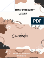 Cuidados de Recién Nacido y Lactancia