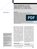 6 Espondilolistesis Lumbar Degenerativa