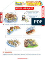 Desastre Naturales para Primer Grado de Primaria