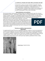 Movimientos Culturales y Estéticos A Finales Del Siglo XIX y Principios Del XX