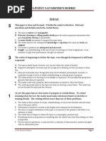 3-5 Writing Rubric