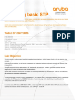 AOS-CX Simulator Lab - Spanning Tree Basics Lab Guide