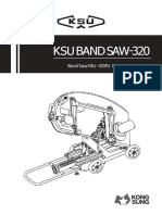 Ksu Band Saw-320 영문 사용설명서