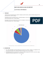 Management Discussion and Analysis Report