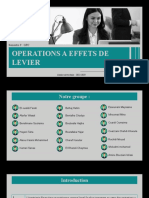 Operations A Effets de Levier: Semestre 9: GFC