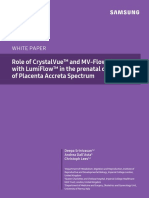 Role of Crystalvue and Mv-Flow With Lumiflow in The Prenatal Diagnosis of Placenta Accreta Spectrum