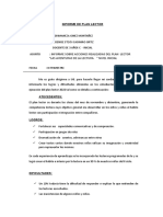 Informe de Plan Lector