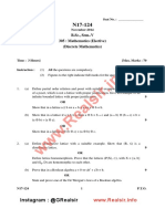 305 Mathematics (Elective) - 2014