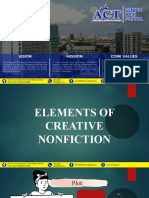 Elements of Creative Nonfiction