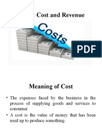 Theory of Cost