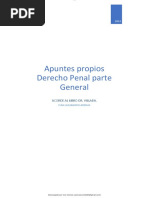 Apuntes Propios Derecho Penal Parte Gral Iván Arenas