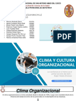 Clima y Cultura Organizacional