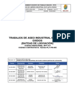 Aseo Industrial - Bateas de Lixiviación