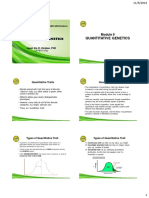 Gen 211a PPT - Module 9 Quantitative Genetics