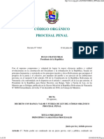 Código Orgánico Procesal Penal 2012