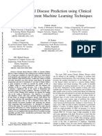 Chronic Renal Disease Prediction Using Clinical Data and Different Machine Learning Techniques