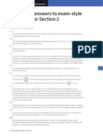 IGCSE Economics Self Assessment Exam Style Question's Answers - Section 2