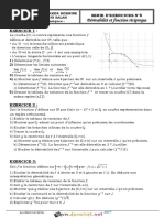 Série D'exercices - Math - Dérivabilité Et Fonction Réciproque - Bac Technique (2016-2017) MR Salah Hannachi