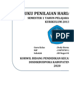 Daftar Nilai Harian Kurtilas Kelas 6