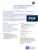 Training tcgg38 DGR Loadmasters Loadplanners