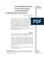 5 SEVERINO-DO ESTATUTO EPISTEMOLÓGICO DA FILOSOFIA DA EDUCAÇÃO O Embate Entre Reflexão e Criação de Conceitos