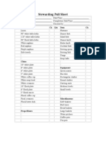 Stewarding Pull Sheet