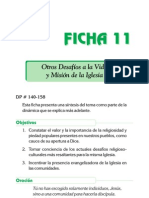 Ficha 11 - Otros Desafios A La Vida y Mision de La Iglesia