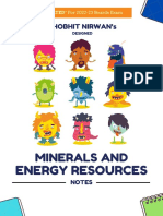 Minerals and Energy Resources - Shobhit Nirwan