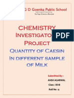 Caesin in Milk Ansh