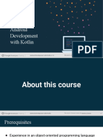 Introduction Android Development With Kotlin