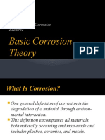 Basic Corrosion Theory: METL 1313 Introduction To Corrosion