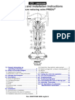 Operating & Installation Instruction PRV