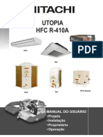 Ar Condicionado Split Piso On Off Hitachi Utopia 58000 Btus Frio 220v 3f Rap60b5l 1779 Manual