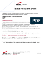 Candidater en Cycle