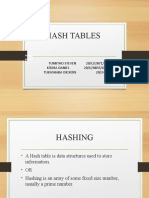 Group 15 Hash Tables