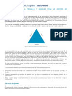 Tema 5. Herramientas, Técnicas y Modelos para La Gestión de Operaciones